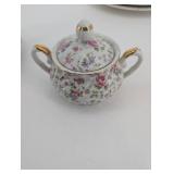 Bone China Tableware Mixed Lot - Minton Haddon Hall Floral Pieces