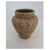 Weller Ware Leaf Pattern art vase 1920s