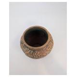 Weller Ware Leaf Pattern art vase 1920s