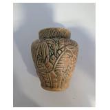 Weller Ware Leaf Pattern art vase 1920s