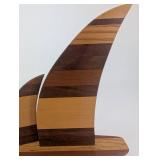 Wooden Sailboat Trophy - 1995 Vice Commodore John Brant