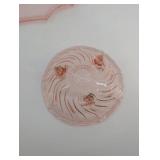 Pink Depression Glass Serving Pieces (Lot of 8)