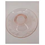 Pink Depression Glass Serving Pieces (Lot of 8)