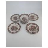 Johnson Bros Autumn Monarch Plates & Bowls (Lot of 12)