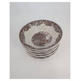 Johnson Bros Autumn Monarch Plates & Bowls (Lot of 12)