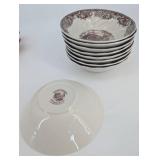 Johnson Bros Autumn Monarch Plates & Bowls (Lot of 12)