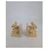 vintage Dog Bookends - Painted Pair (Lot of 2)