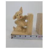 vintage Dog Bookends - Painted Pair (Lot of 2)