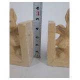 vintage Dog Bookends - Painted Pair (Lot of 2)