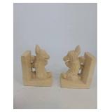 vintage Dog Bookends - Painted Pair (Lot of 2)