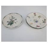 Bone China Plates - Noritake Conservatory & Fruit Parfait (Lot of 4)
