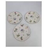 Bone China Plates - Noritake Conservatory & Fruit Parfait (Lot of 4)