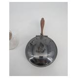 Vanity Items Mixed Lot: Silverplate Covered Dish & Cut Glass Jar