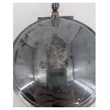 Vanity Items Mixed Lot: Silverplate Covered Dish & Cut Glass Jar