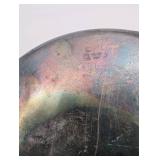 Vanity Items Mixed Lot: Silverplate Covered Dish & Cut Glass Jar