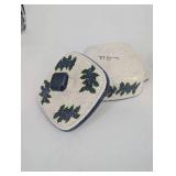 Ceramic Casserole Dish & Footed Bowl Blueberry Pattern Mixed Lot