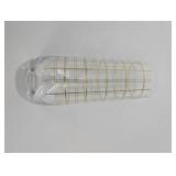 Vintage gold stripe mid century glass tumblers