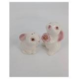 Salt and Pepper Shakers Mixed Lot - Frosted Glass & Ceramic Mice