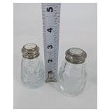 Salt and Pepper Shakers Mixed Lot - Frosted Glass & Ceramic Mice