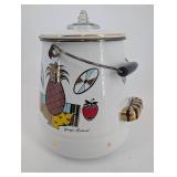Vintage MCM percolator ; Briard Pineapple Design With Lid & Insert