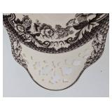 Serving Bowl Set - Spode Woodland Rabbit Oval With Salad Servers (3-Piece)