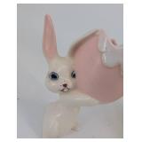 vintage Ceramic Easter Bunny & Chick Egg Holders (Lot of 3)