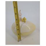 vintage Ceramic Easter Bunny & Chick Egg Holders (Lot of 3)