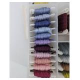 Embroidery Floss Assortment in Plastic Organizer Tray