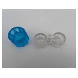Glass Miniatures & Decorative Tray Mixed Lot
