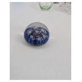 Glass Miniatures & Decorative Tray Mixed Lot