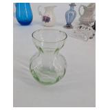 Glass Miniatures & Decorative Tray Mixed Lot