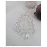 Glass Miniatures & Decorative Tray Mixed Lot
