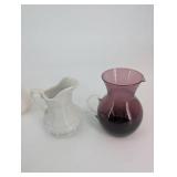 Glass Miniatures & Decorative Tray Mixed Lot
