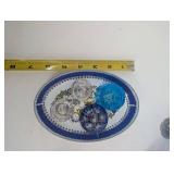 Glass Miniatures & Decorative Tray Mixed Lot