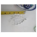 Glass Miniatures & Decorative Tray Mixed Lot