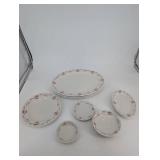 China Plates - Charleries Mayer China 860 Pink Ribbon Mixed Lot