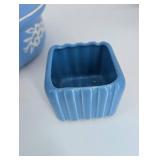 Camark Pottery Blue Floral Serveware (Lot of 5)