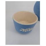 Camark Pottery Blue Floral Serveware (Lot of 5)