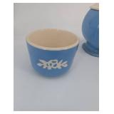 Camark Pottery Blue Floral Serveware (Lot of 5)