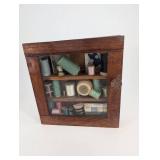 Vintage Sewing Thread Display Box - Coats & Clark, J & P Coats, Mermaid Pearls & Luckyday