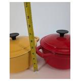 Enameled Cast Iron Dutch Oven Set - Martha Stewart (Lot of 2)