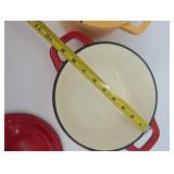 Enameled Cast Iron Dutch Oven Set - Martha Stewart (Lot of 2)