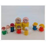 Vintage Fisher-Price Little People Figure Set (Lot of 9)