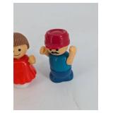 Vintage Fisher-Price Little People Figure Set (Lot of 9)