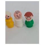 Vintage Fisher-Price Little People Figure Set (Lot of 9)