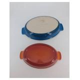Oval Casserole Dishes - Le Creuset 12.38 in (Lot of 2)