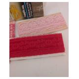 Sewing Trim Mixed Lot - Lace, Seam Binding & Bias Tape