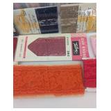 Sewing Trim Mixed Lot - Lace, Seam Binding & Bias Tape