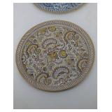 Decorative Trays - Action Industries Paisley Oval Trays (Lot of 2)