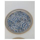 Decorative Trays - Action Industries Paisley Oval Trays (Lot of 2)
